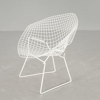 FÅTÖLJ, "Diamond chair", Harry Bertoia, Knoll, etikettmärkt.