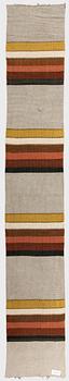Trasmatta / gallerimatta, 1900-talets mitt. circa 425 x 69 cm.