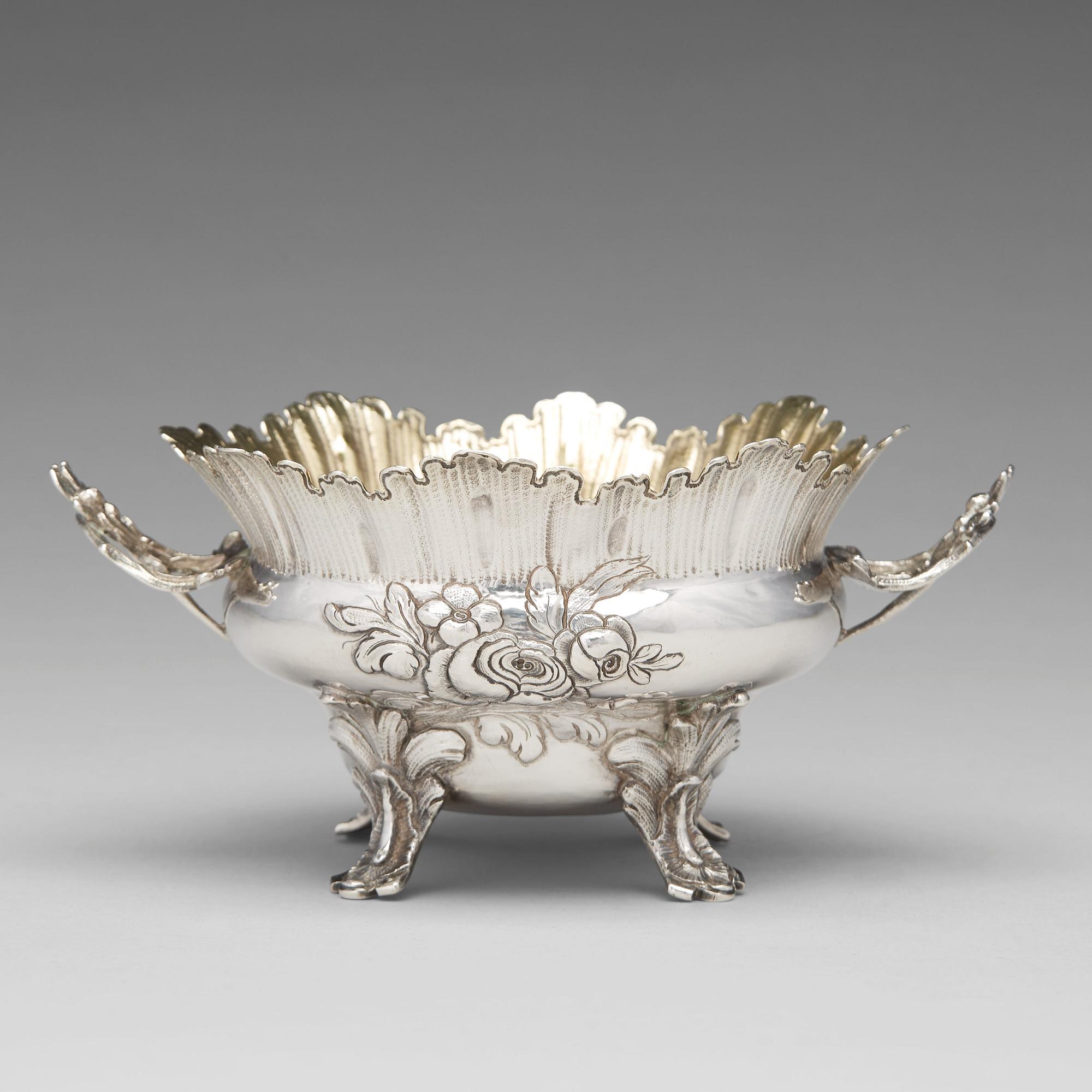 A Swedish Rococo silver bowl, mark of Pehr Zethelius, Stockholm 1770.
