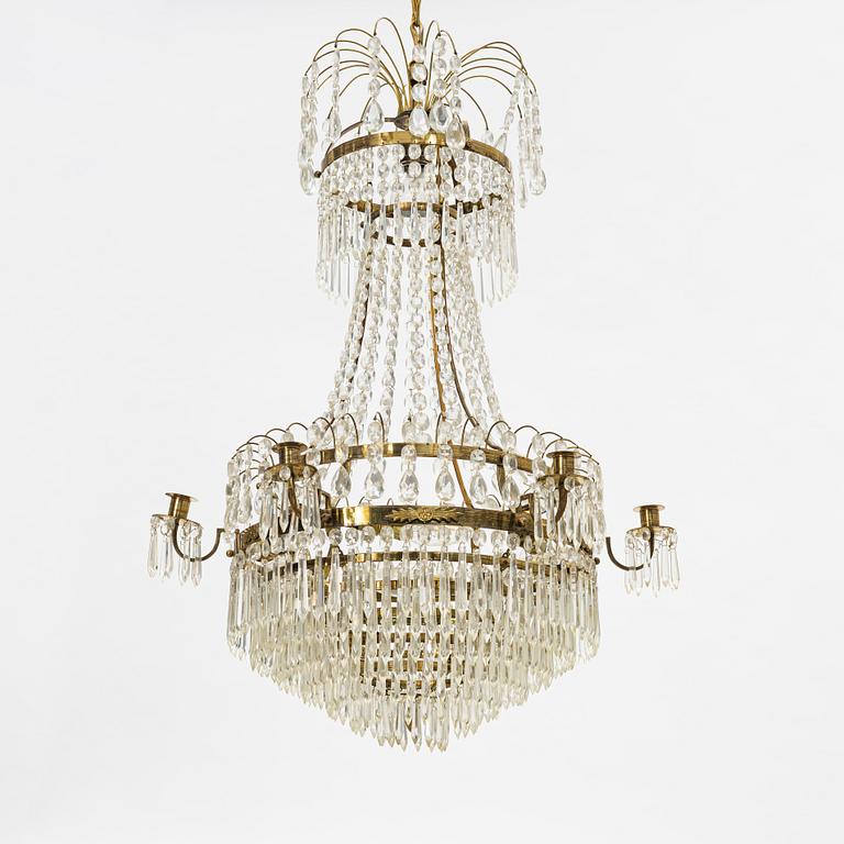 Ljuskrona, sengustaviansk stil, 1900-tal.