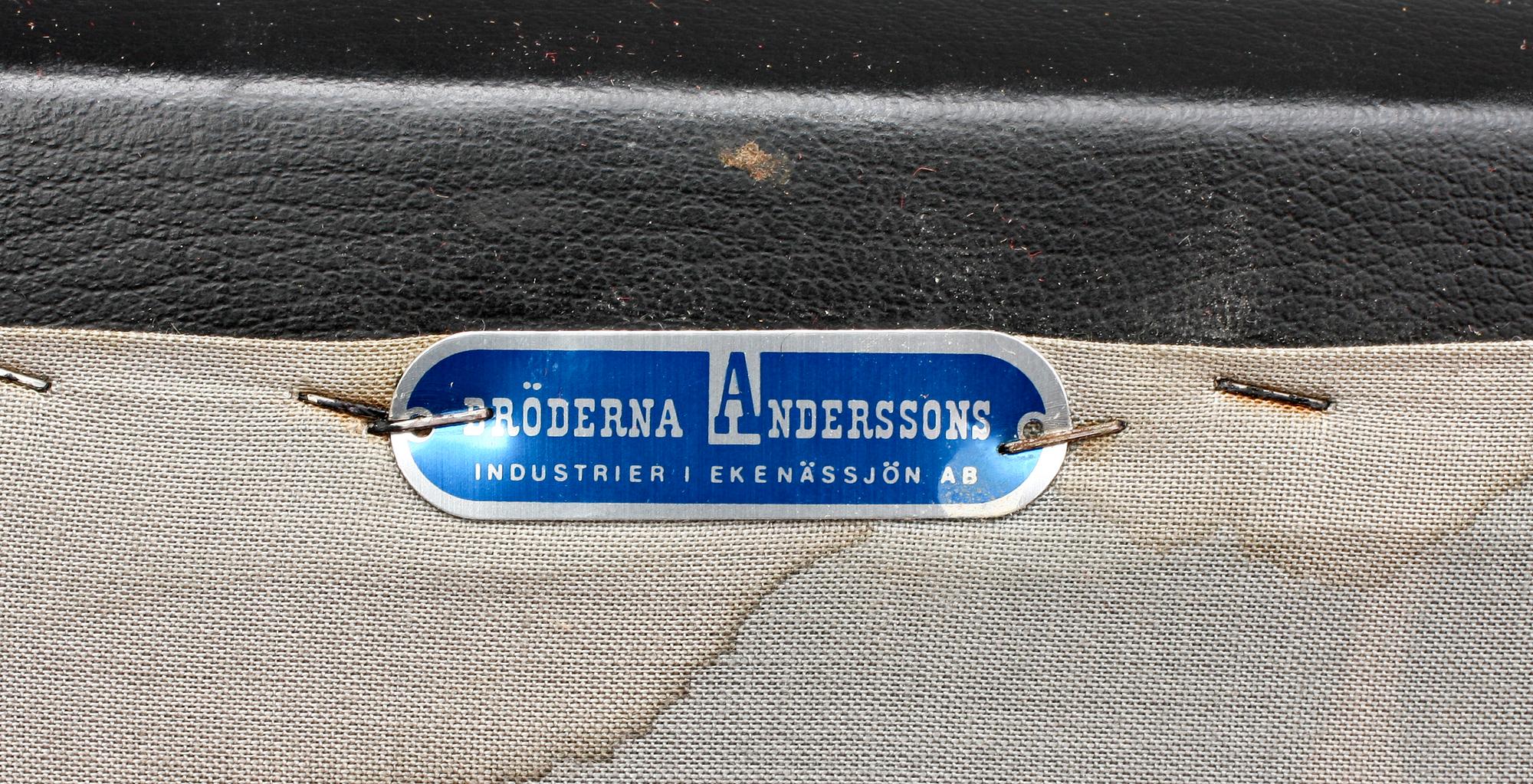 FÅTÖLJER, ett par, Bröderna Andersson, 1900-talets andra hälft.