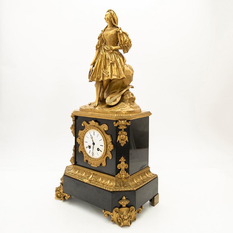 Table pendulum clock, Louis Philippe, France.