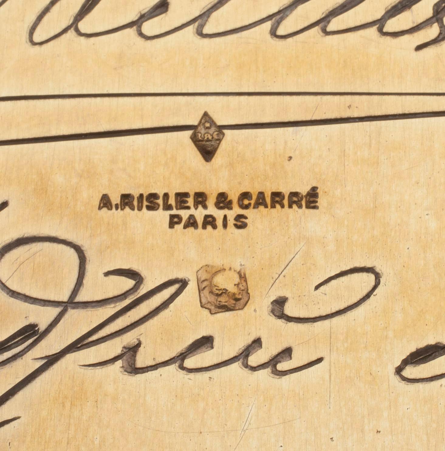 FAT, silver, A. Risler & Carré Paris. 1900-talets första hälft.  Vikt 514 g.