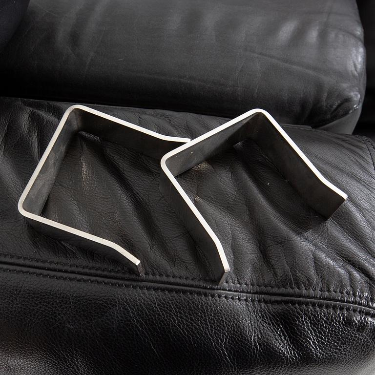 A De Sede leather DS76 sofa late 20th century/21st century.