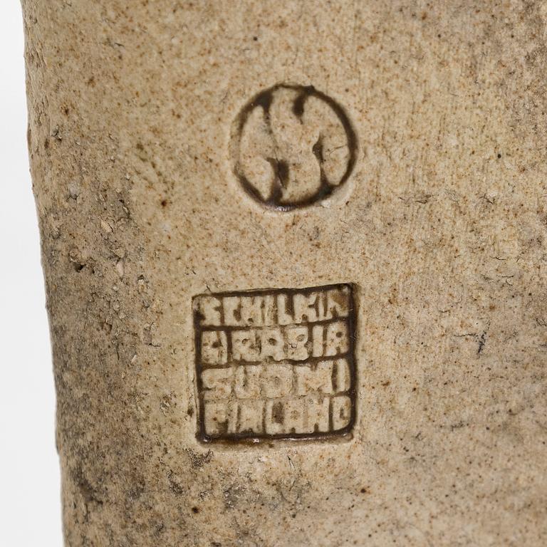 Michael Schilkin, a stoneware sculpture, stamp signed Schilkin Arabia Suomi Finland.