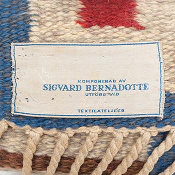 Sigvard Bernadotte, matta, rölakan, ca 230 x 160 cm, signerad SB.