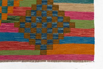 Matta, kelim, modern, 246 x 171 cm.