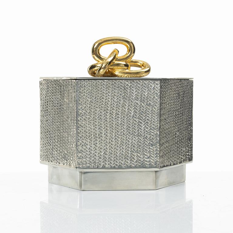 Estrid Ericson, a pewter box, "Panama", Svenskt Tenn.