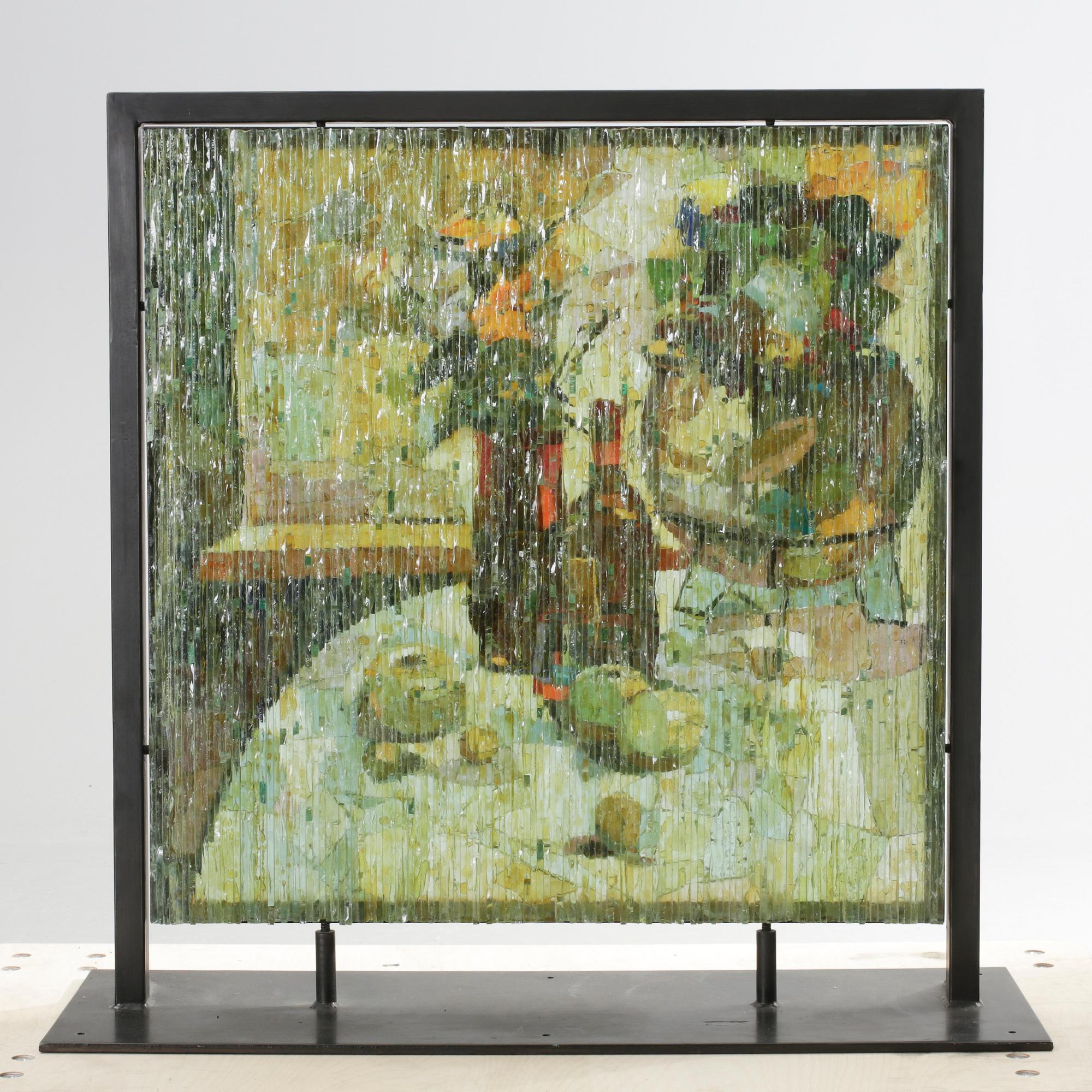 OKÄND KONSTNÄR, installation, glas, Signerad Alexander Kyleev.