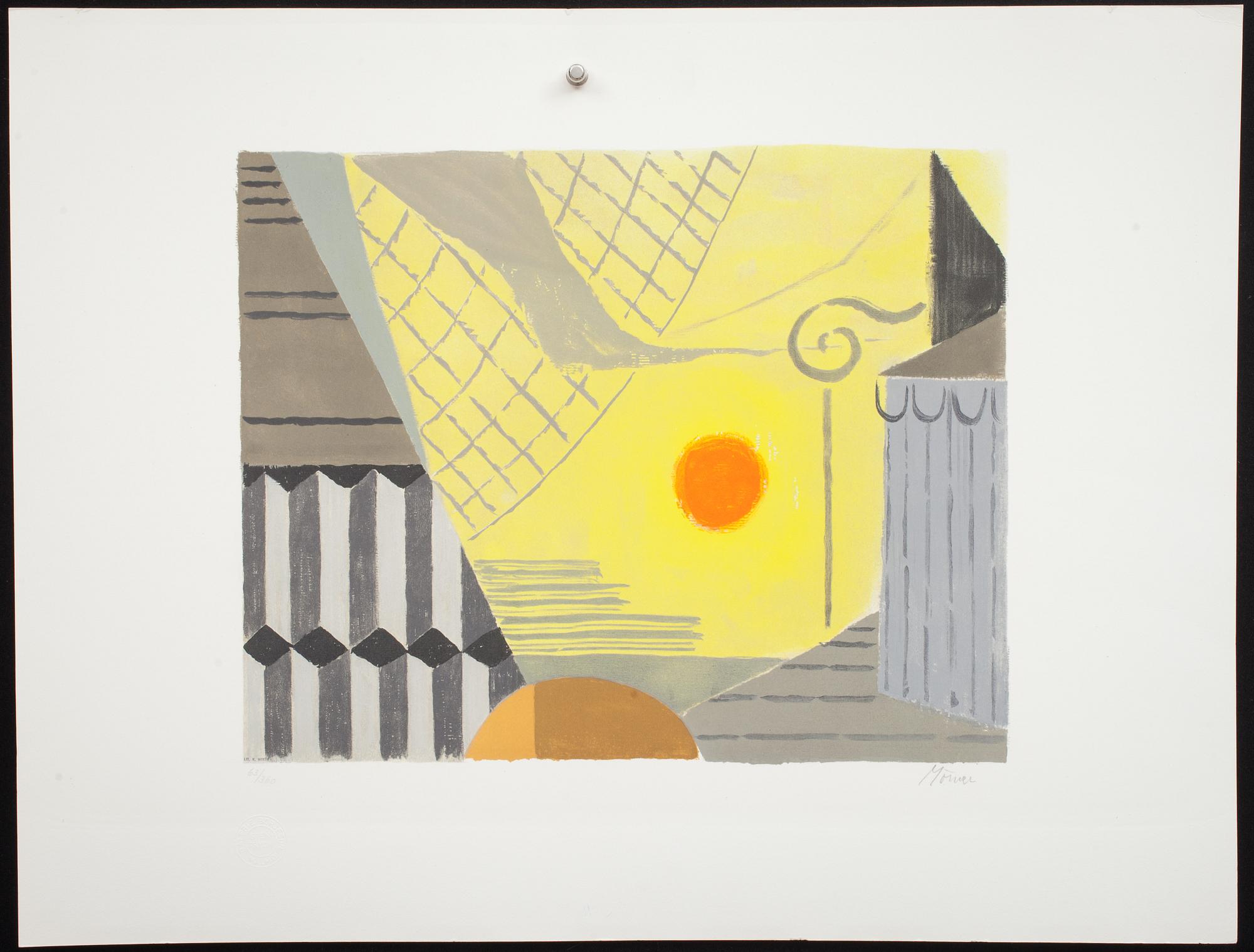 STELLAN MÖRNER, färglitografi, signerad och numrerad 63/360.