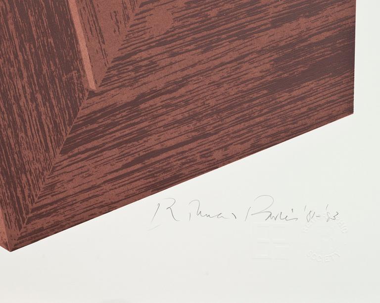RICHARD DAVIES, färgserigrafi, signerad och numrerad 130/175, daterad 81-83.