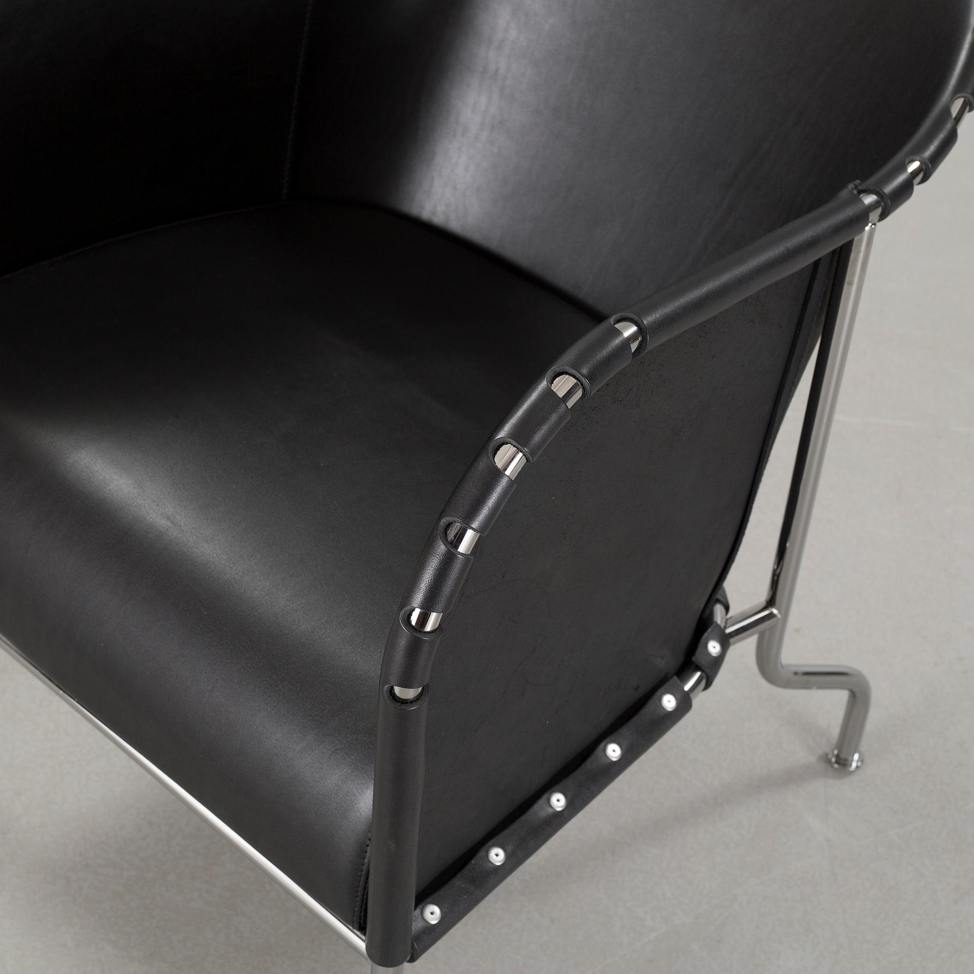 A "Bruno" armchair by Mats Theselius, Källemo, designed in 1997.
