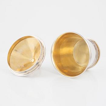 Eric Löfman,  a silver bonbonnière, mark of MGAB, Uppsala 1983. No. 7 out of 10.