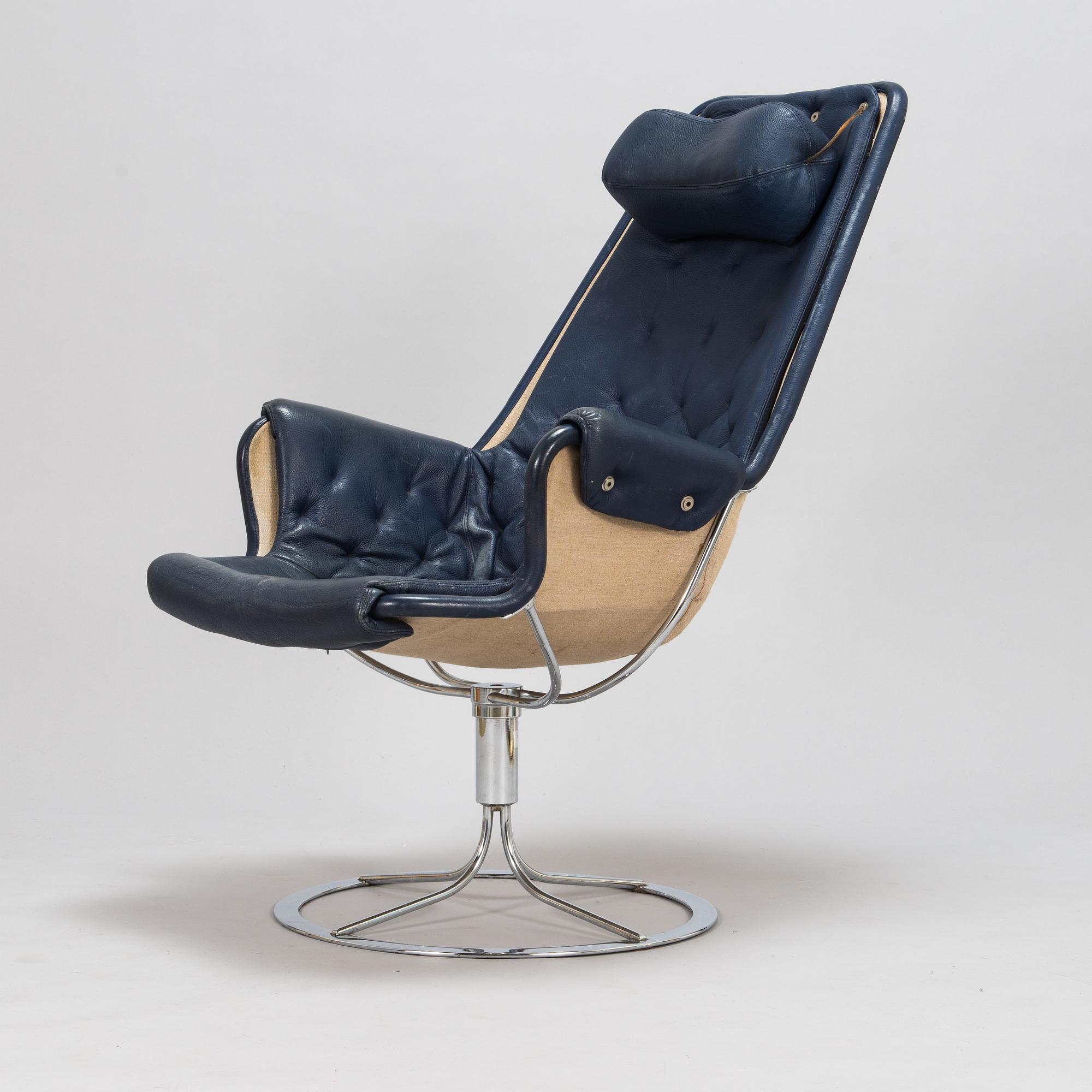 Bruno Mathsson, fåtölj, "Jetson" för Dux. Design år 1969.