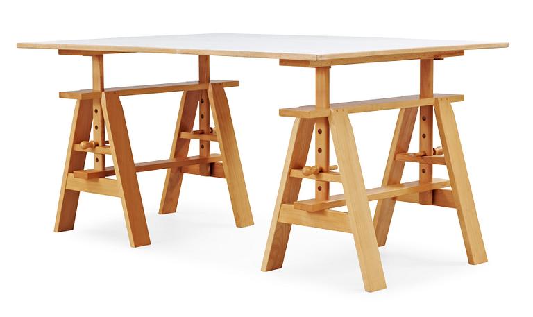 A Achille & Pier Giacomo Castiglione desk 'Leonardo' by Zanotta, Italy.