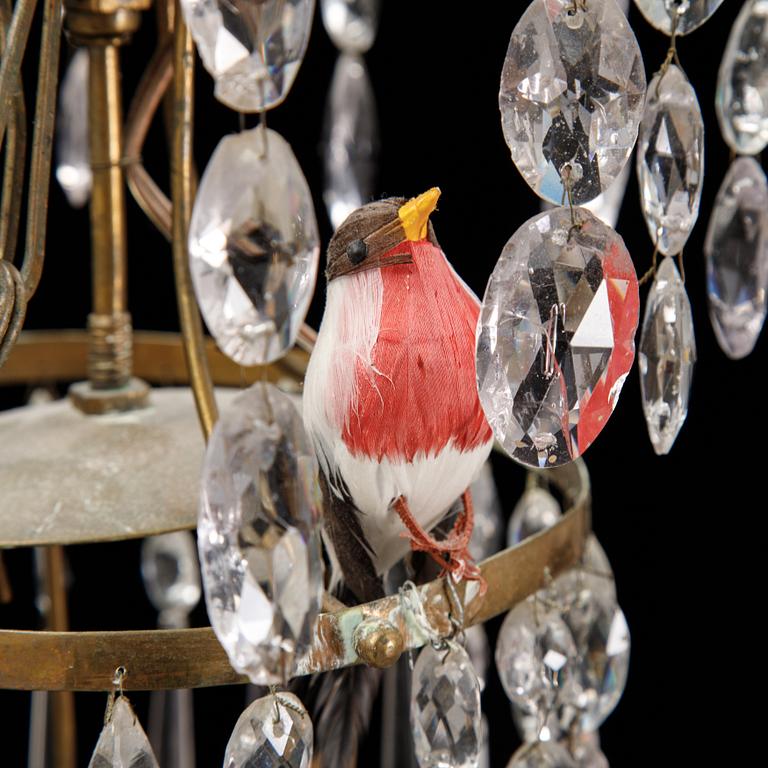 A Gustavian style chandelier, 20th Century.