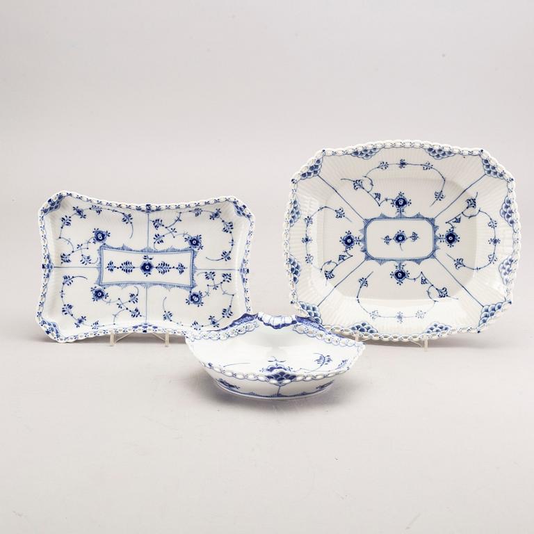 A Royal Copenhagen 'Musselmalet' service parts, Denmark.