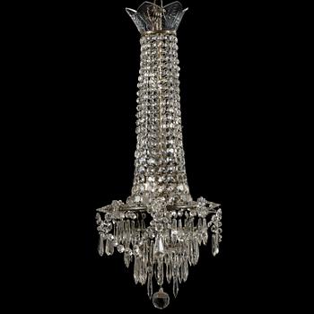 An early 20th century chandelier.