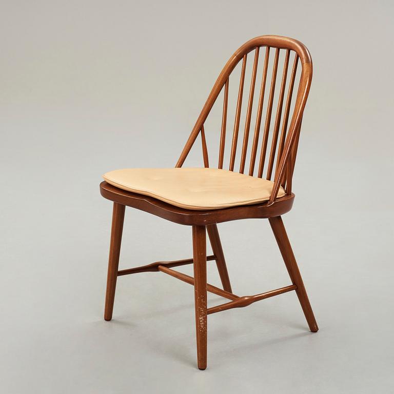 HANS J WEGNER, a chair by cabinetmaker Th. Pedersen for the Nyborg Public Library, Denmark, 1938.