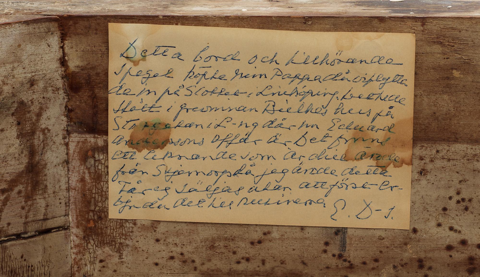 KONSOLBORD, av Pehr Ljung (1743-1819) bildhuggare i Stockholm, samt en SPEGEL. Sengustavianska.