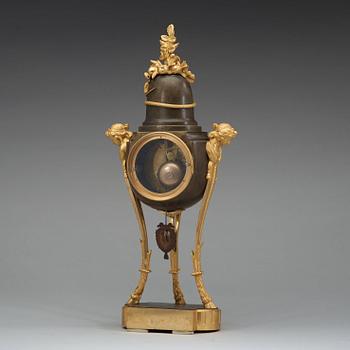 A French Directoire circa 1800 mantel clock.