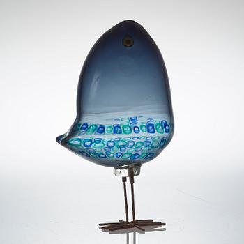 An Alessandro Pianon 'Pulcino' glass bird, Vistosi, Italy 1960's.