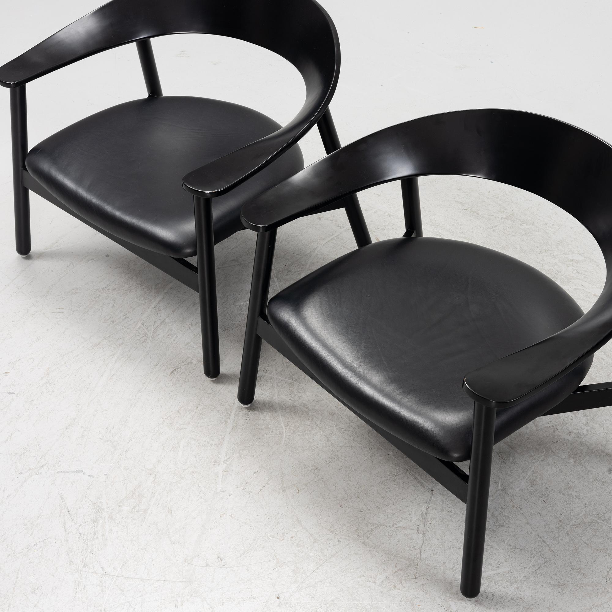 Henrik Bønnelycke, a pair of easy chairs, Silo, Denmark, 21st Century.