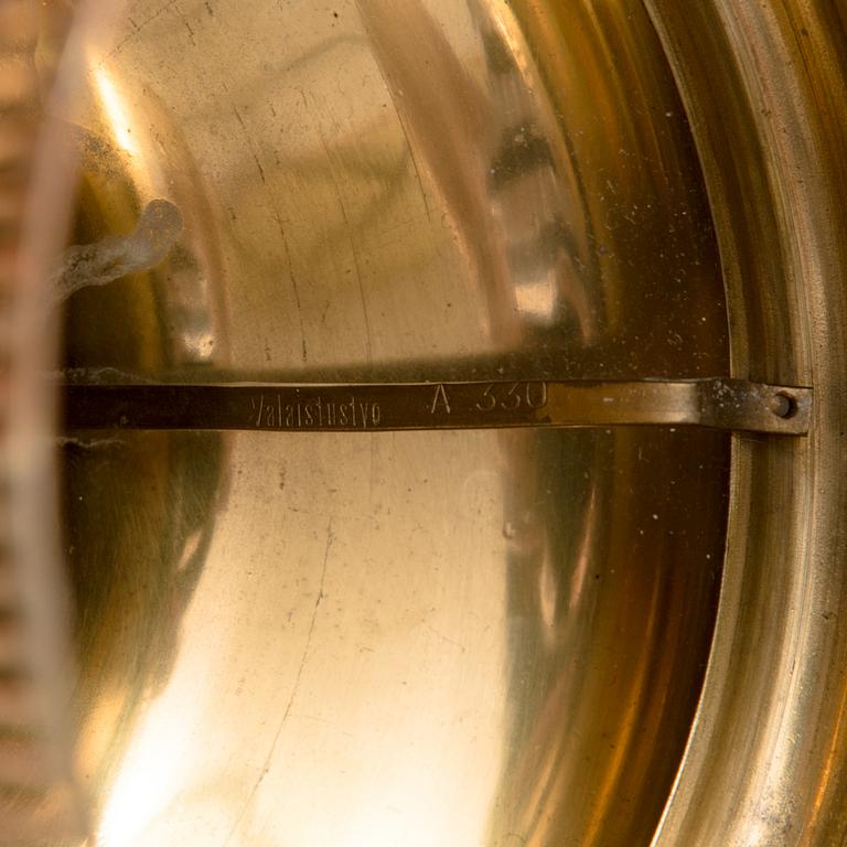 Alvar Aalto, 'A 330' pendant light 'Golden bell' for Valaistustyö.