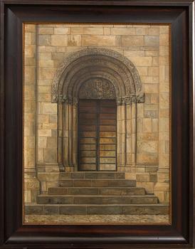 Christian Tilemann-Petersen, a set of two signed oil on canvas.