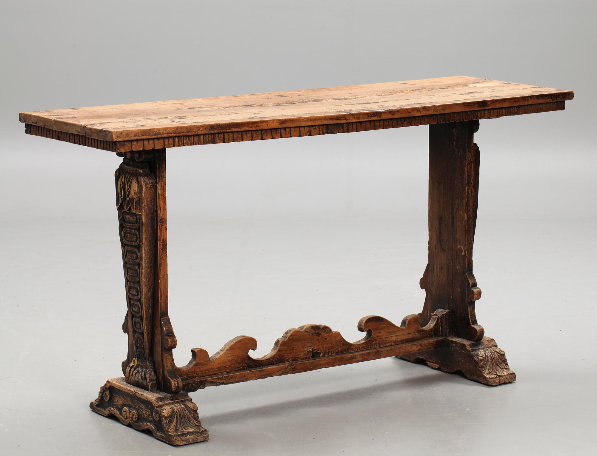 BORD, barock, sydeuropa, 1700-tal.