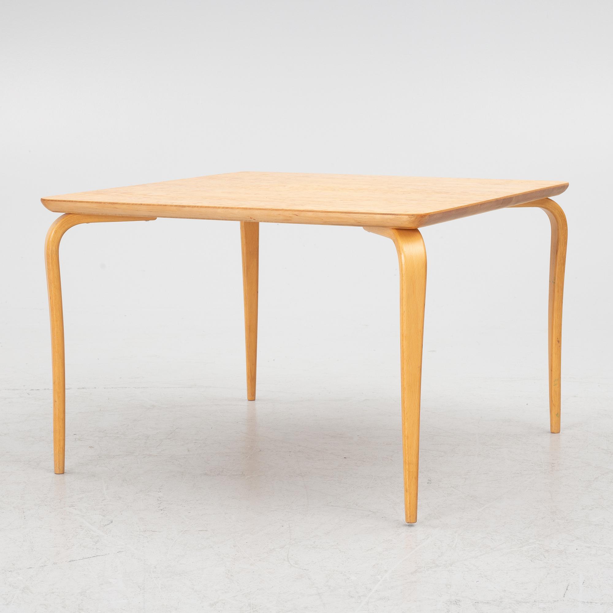 Bruno Mathsson, Side table, "Annika", Bruno Mathsson International, Värnamo, late 20th century.
