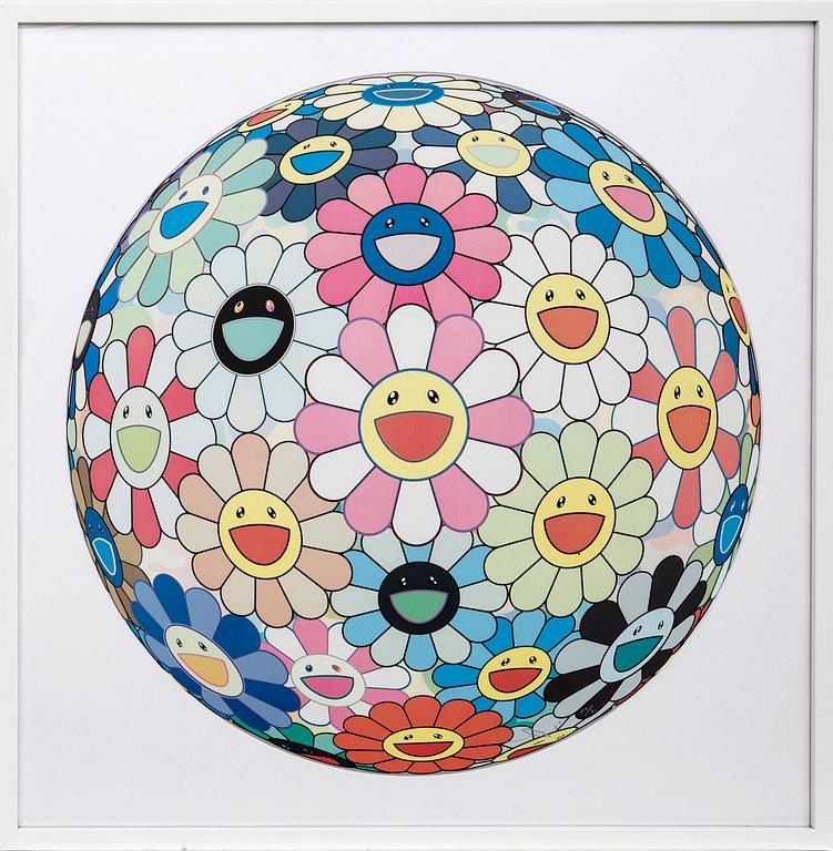 Takashi Murakami, "Flower Ball Pink".