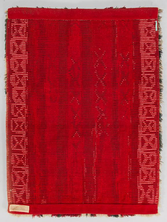 Helena Koskivaara, rya, modell för Wetterhoff. Ca 125x90 cm.
