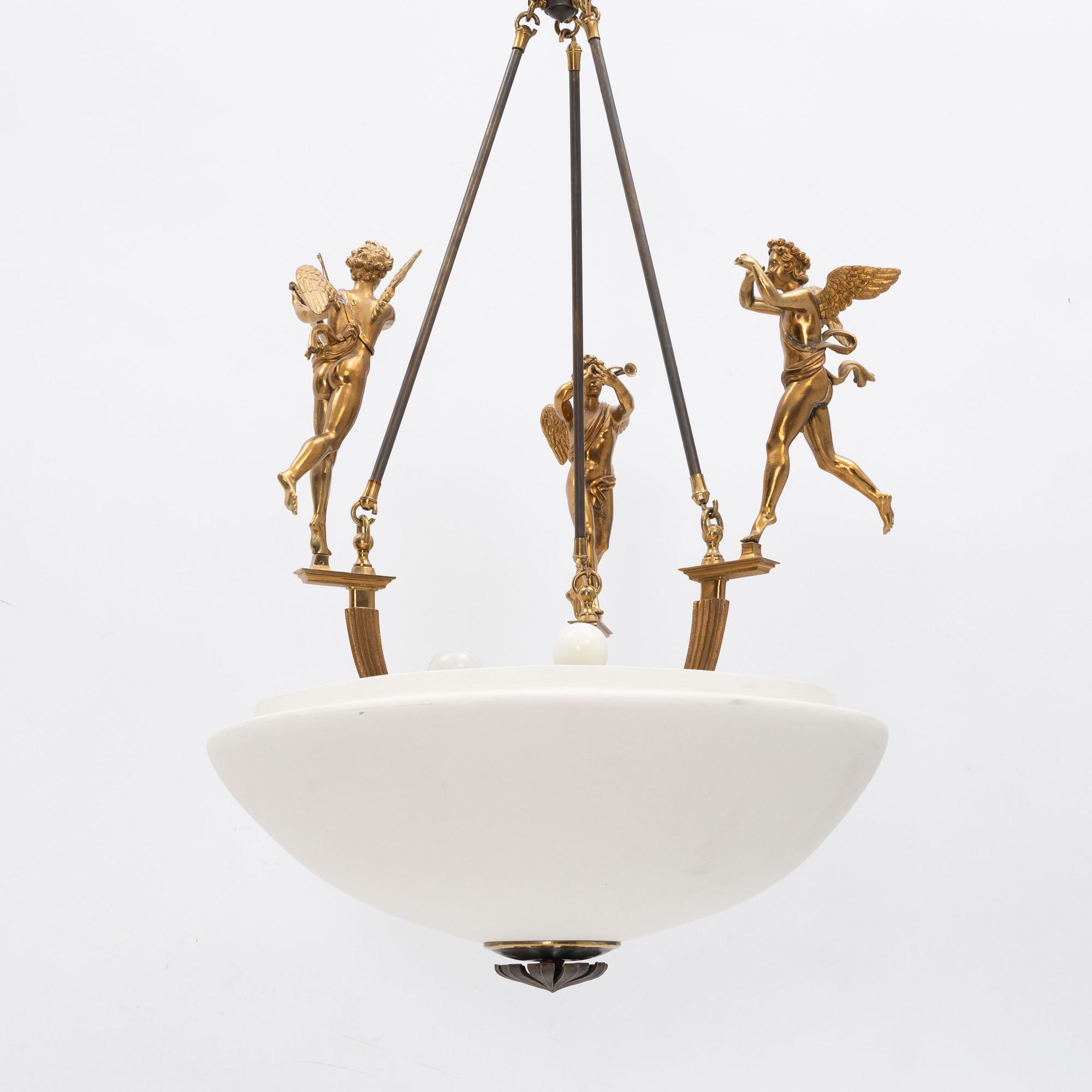 Taklampa, 1900-talets andra hälft.