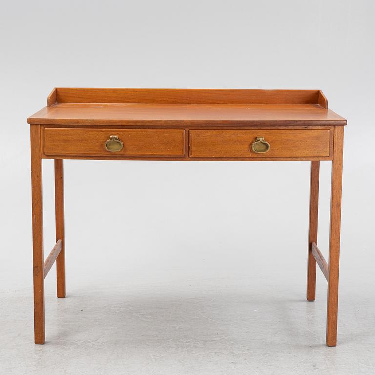 Kerstin Hörlin-Holmquist, a mahogany-veneere desk from the 'Triva' series, Nordiska Kompaniet, 1960's/70's.