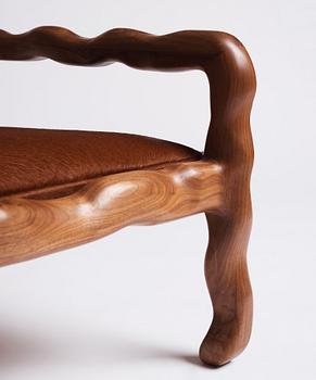 Niklas Runesson, a unique easy chair, executed in his own studio in 2021.