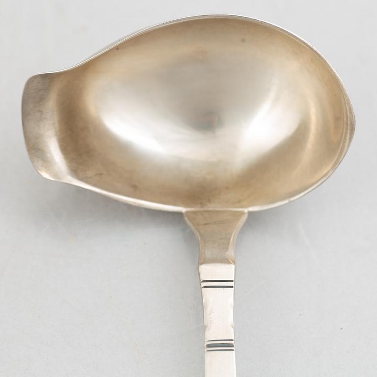 A Swedish Silver Cutlery, Jacob Ängman, 'Rosenholm', GAB, some Eskilstuna 1990 (92 pieces).