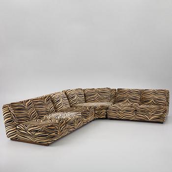 Modulsoffa, 3 delar, "Playboy", Dux, 1970/80-tal.