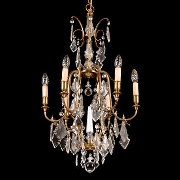 A mid 20th century rococo-style ceiling light,