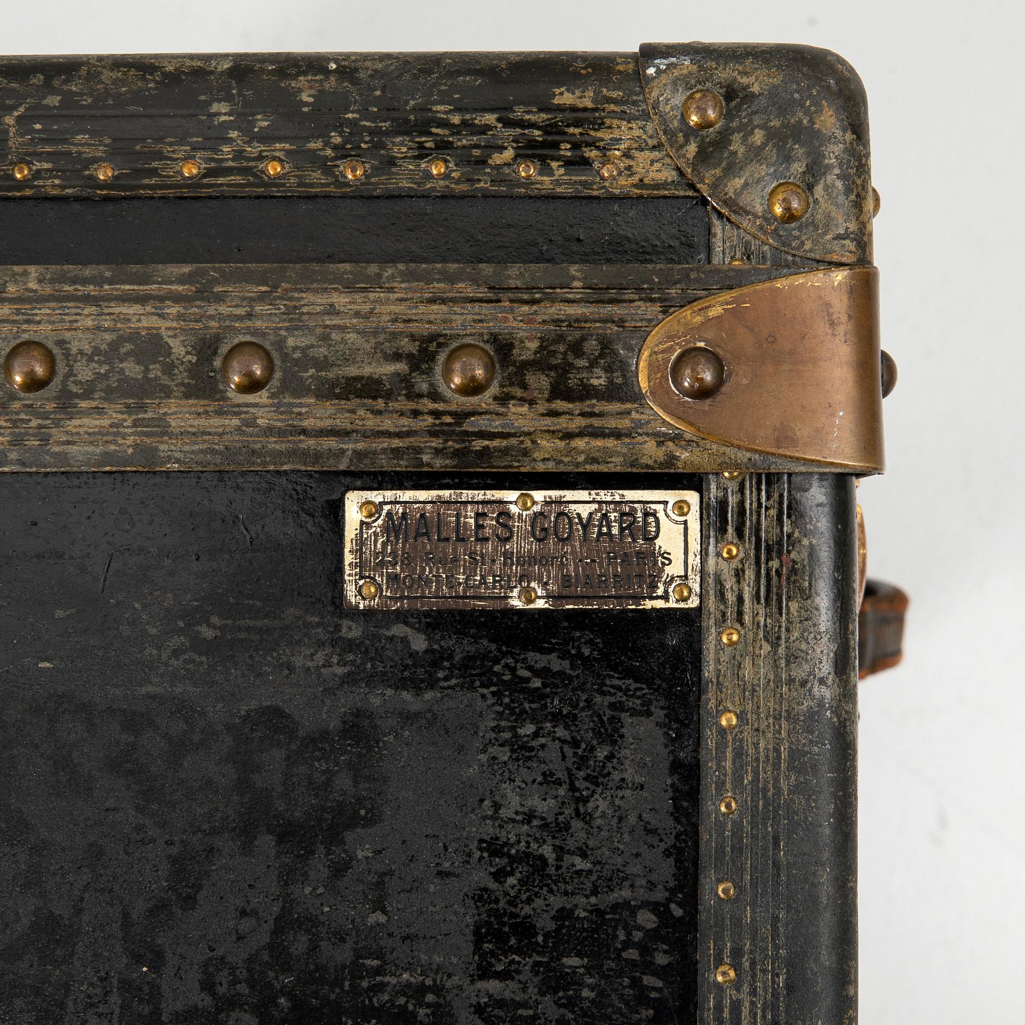 Goyard, trunk, circa 1900.