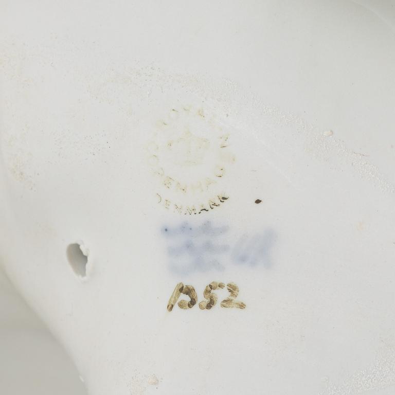 Christian Thomsen, figurgrupp, porslin, Royal Copenhagen, Danmark.