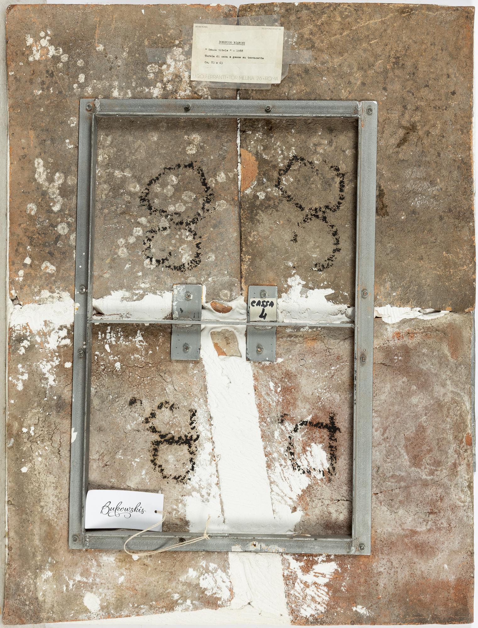 Domenico Bianchi, "Sensa titolo".