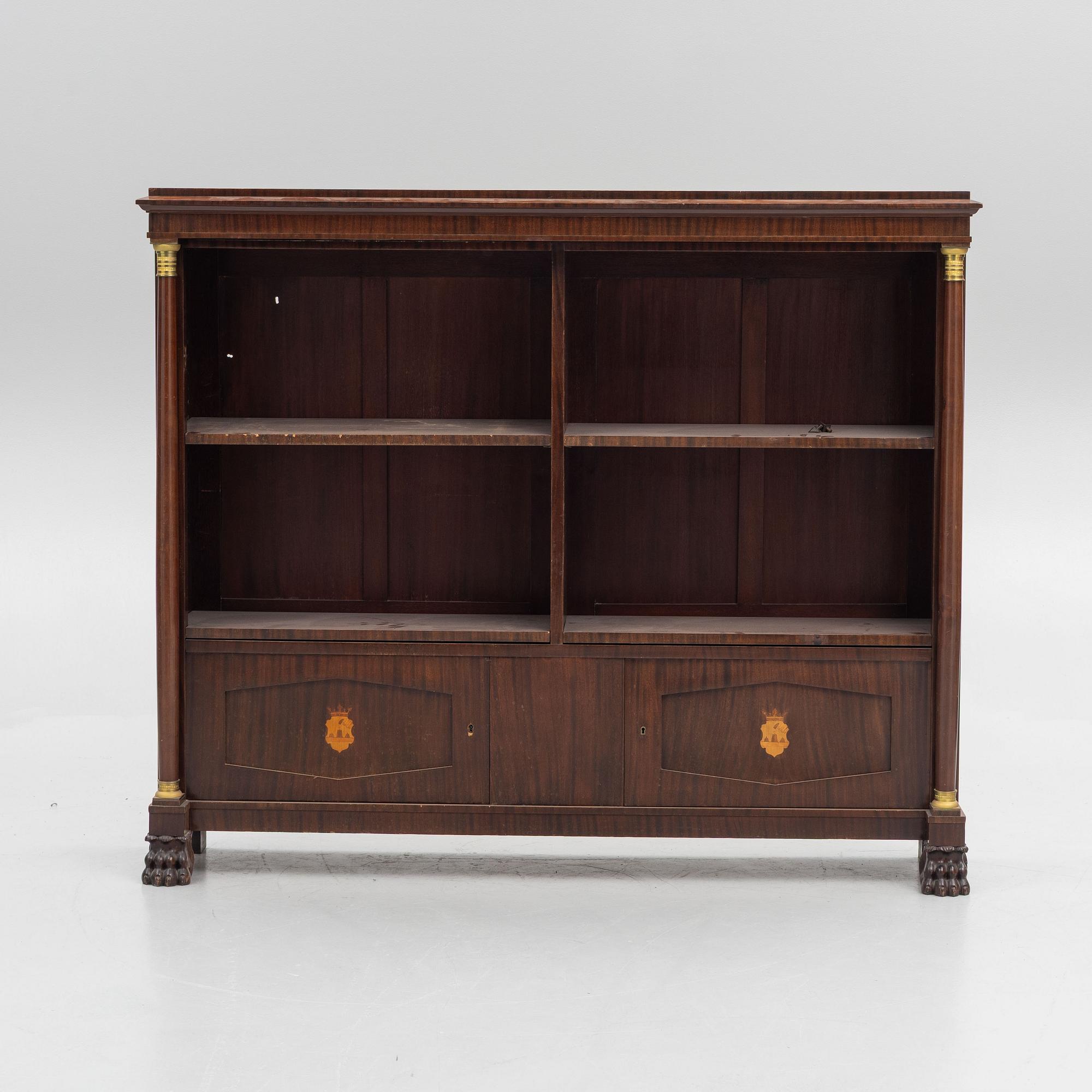 An Empire style book case, 20th century.