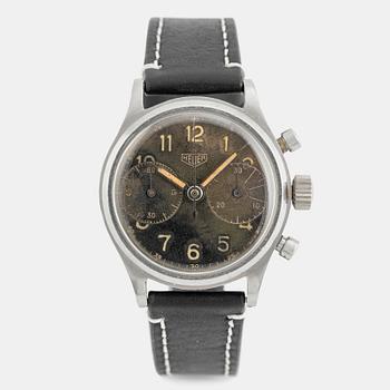 15. Heuer, chronograph, ca 1945.