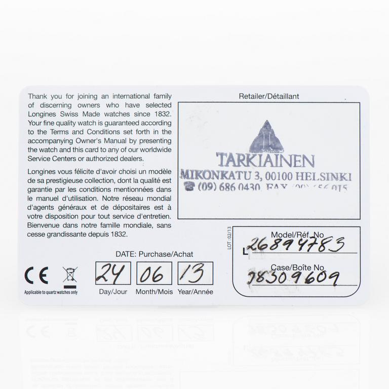 LONGINES, Master Collection, wristwatch, 47.5 mm.