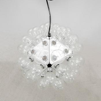 Achille Castiglioni, taklampa "Taraxacum S1" för Flos, italien. Formgiven 1988.