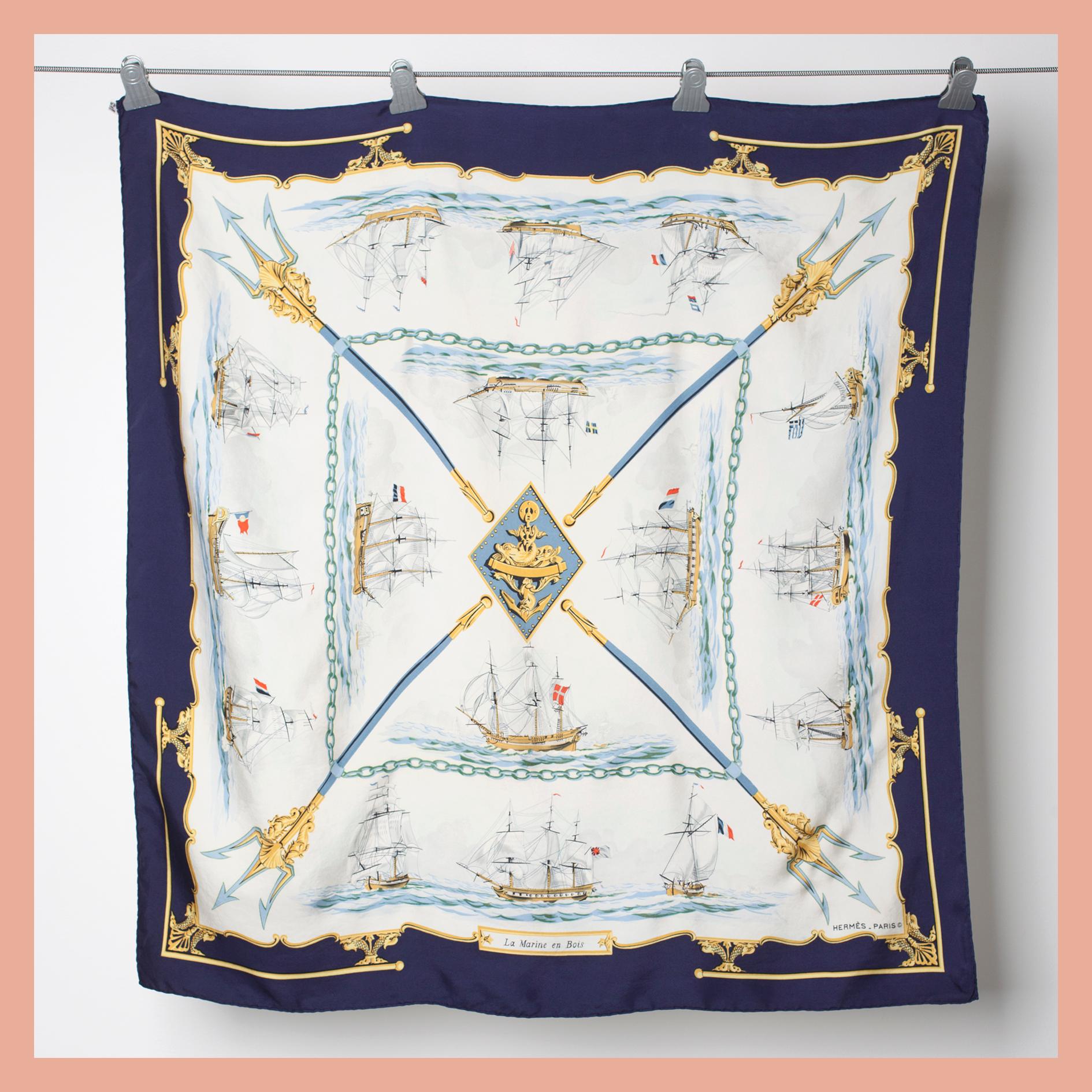 SCARF, "La Marine en Bois", Hermès.