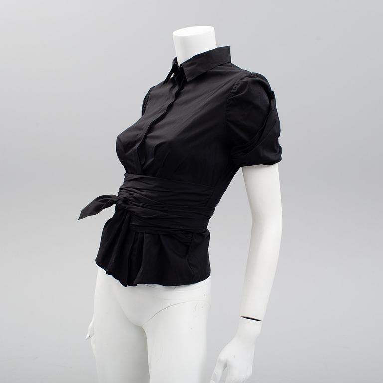 PRADA, a cotton blouse, Italian size 40.