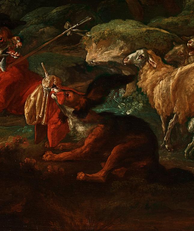 Jean-Baptiste Huet, hans krets, Fabel med rävar efter La Fontaine.
