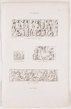 PIERRE BOUILLON, Kopparstick, 2 st, 1800-talets första fjärdedel.